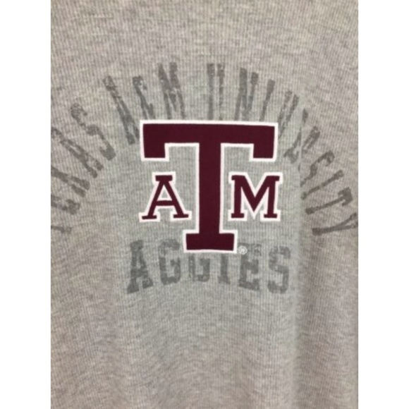 Texas A&M Aggies Thermal Knit Shirt Logo Aggies - Picture 2 of 6